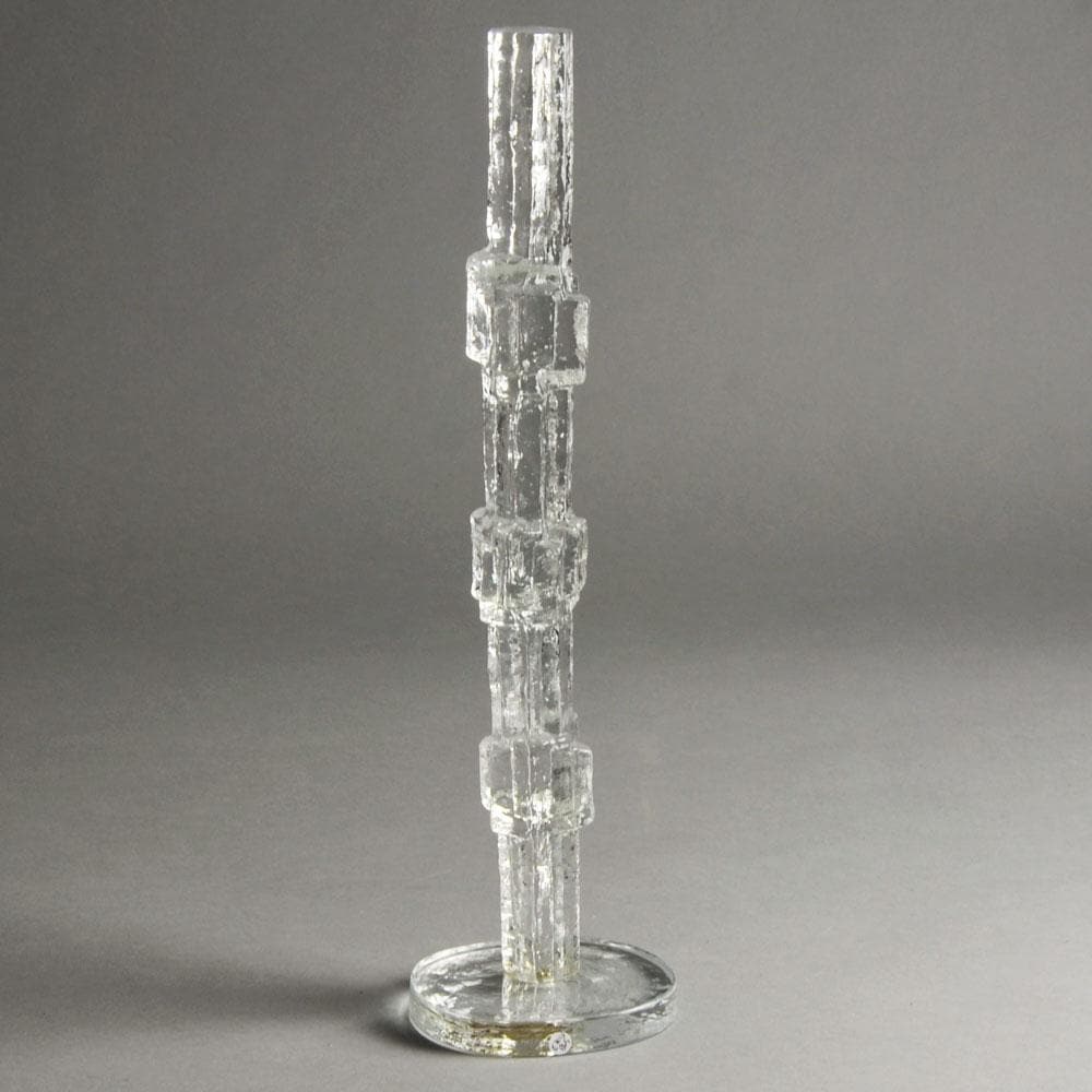 Edvin Ohrstrom Lindshammar glass obelisk for sale