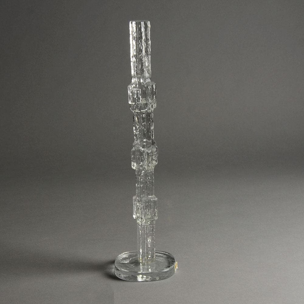 Edvin Ohrstrom Lindshammar glass obelisk for sale