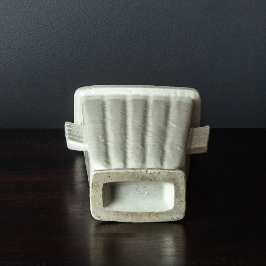 Gunnar Nylund for Rörstrand, large art deco vase with  white glaze G9504