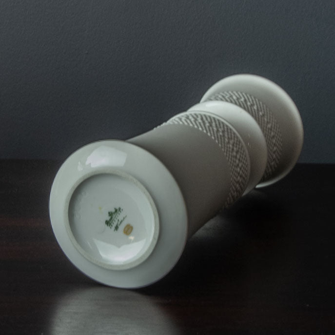 Tapio Wirkkala for Rosenthal porcelain vase with matte white glaze H1258