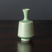 Swen Wejsfelt for Gustavsberg, Sweden, unique stoneware vase with pale green haresfur glaze H1317