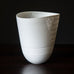 Horst Göbbels, own studio, Germany, porcelain pierced vase H1209