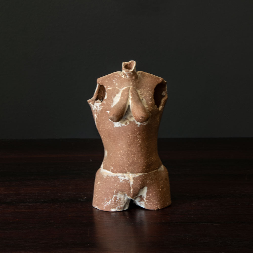 Mo Jupp, UK, stoneware figure of female torso H1216
