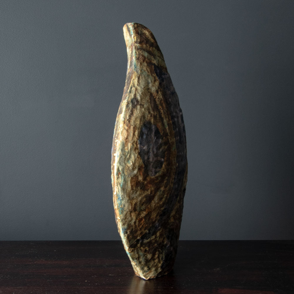 Julian King-Salter, UK, unique coil-built stoneware vessel H1212