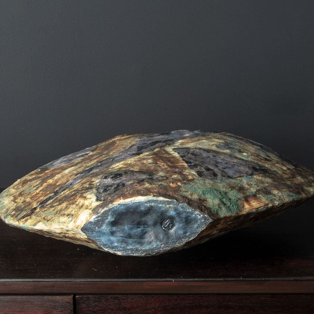 Julian King-Salter, UK, unique coil-built stoneware vessel H1212