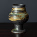 Annikki Hovisaari for Arabia, Finland, vase with blue and brown glaze H1182