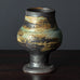 Annikki Hovisaari for Arabia, Finland, vase with blue and brown glaze H1182