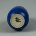 Erich and Ingrid Triller for Tobo, small vase with cobalt blue glaze H1135