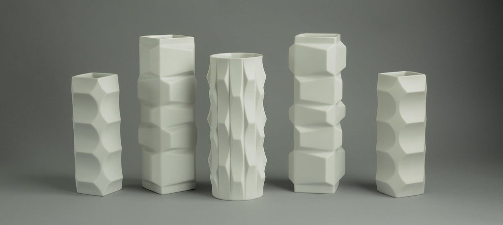 "Archais" porcelain vases by Heinrich Fuchs for Hutschenreuther