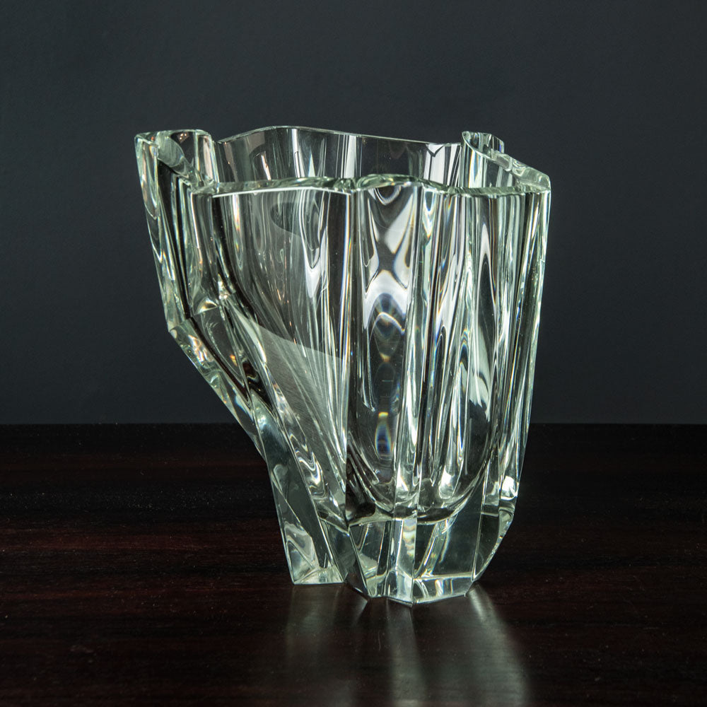 Tapio Wirkkala for Iittala, Finland, glass "Jaansaro" vase C5204