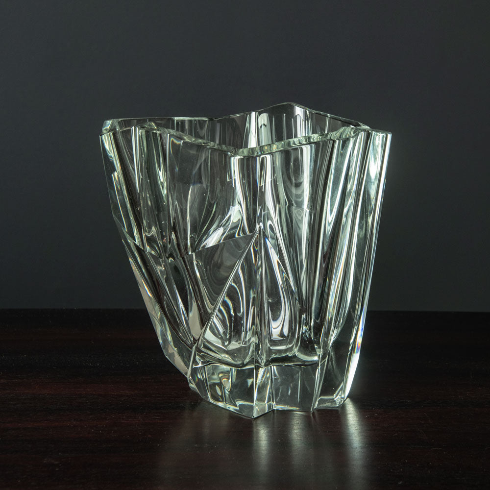 Tapio Wirkkala for Iittala, Finland, glass "Jaansaro" vase C5204