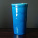 Nils Kähler for Herman A. Kähler Keramik very large cylindrical vase with turquoise glaze b3441
