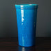 Nils Kähler for Herman A. Kähler Keramik very large cylindrical vase with turquoise glaze b3441