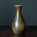 Erich and Ingrid Triller for Tobo, stoneware vase with dark brown glaze G9460