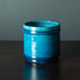 Nils Kahler for Herman A. Kahler Keramik cylindrical vase with turquoise glaze