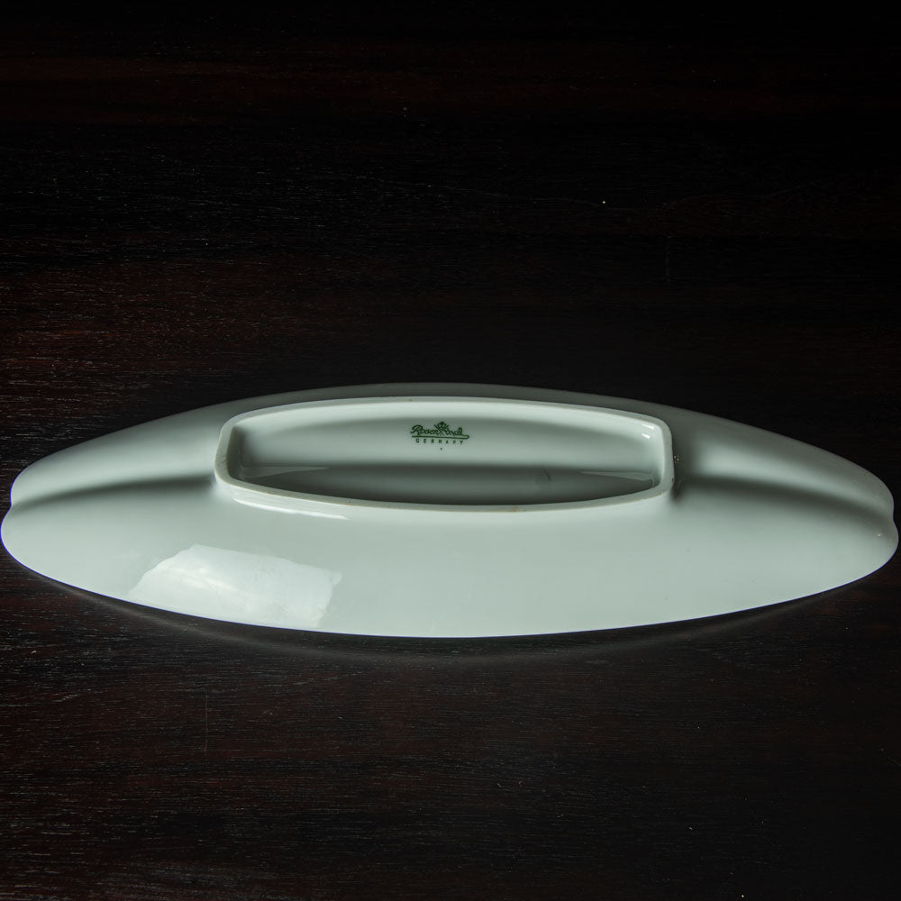 Tapio Wirkkala for Rosenthal, white porcelain leaf dish H1003