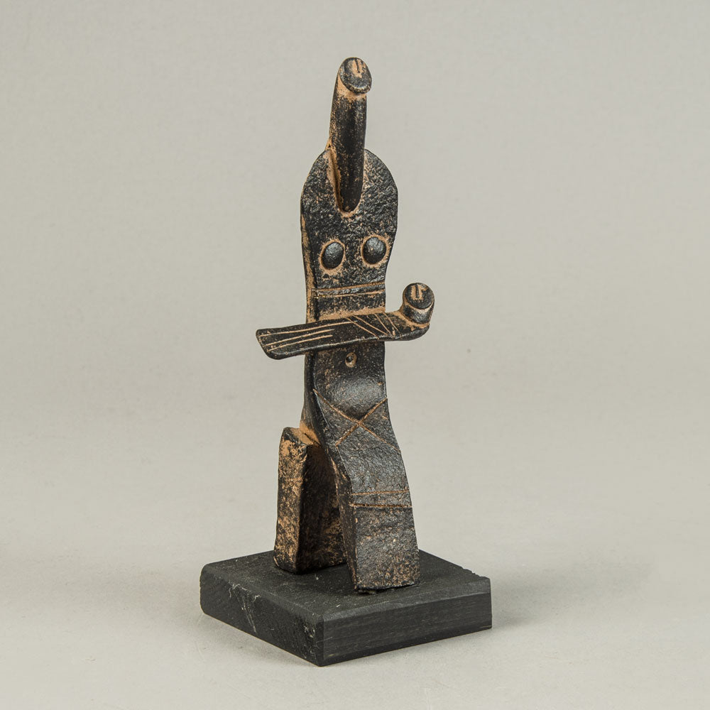 John Maltby, own studio, UK, stoneware mother and child figure H1323