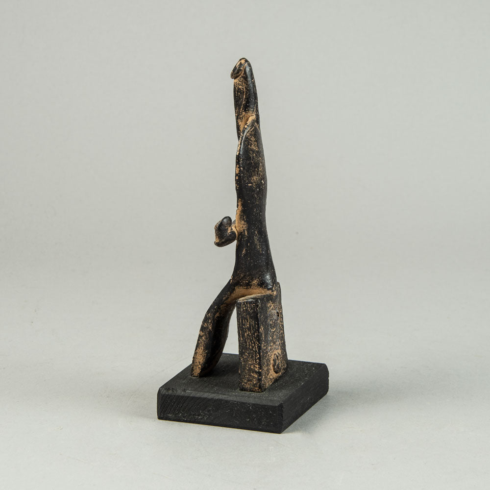 John Maltby, own studio, UK, stoneware mother and child figure H1323