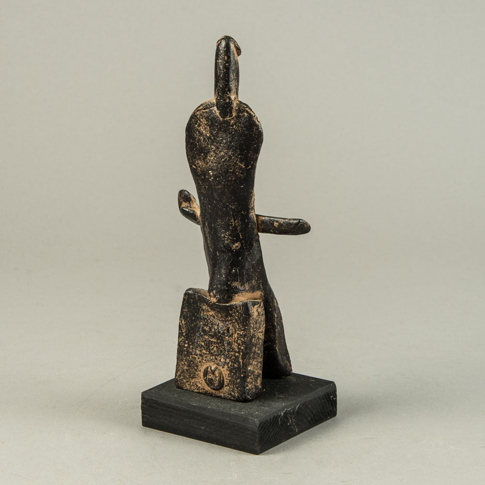 John Maltby, own studio, UK, stoneware mother and child figure H1323