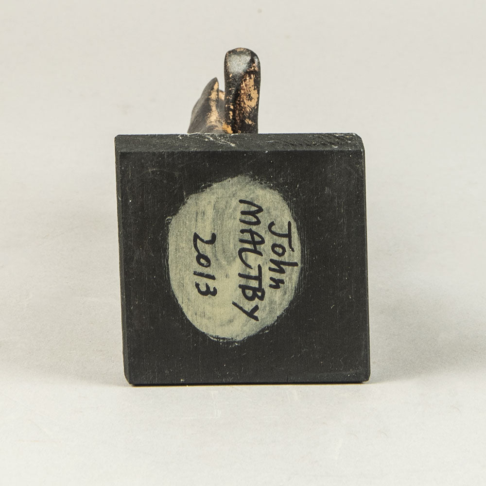 John Maltby, own studio, UK, stoneware mother and child figure H1323