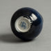 Nils Thorsson for Royal Copenhagen, double-gourd cabinet vase with mussel-blue glaze G9500