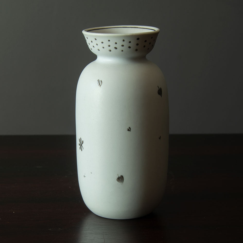 Stig Lindberg for Gustavsberg, Sweden, "Grazia" vase with female figure H1299