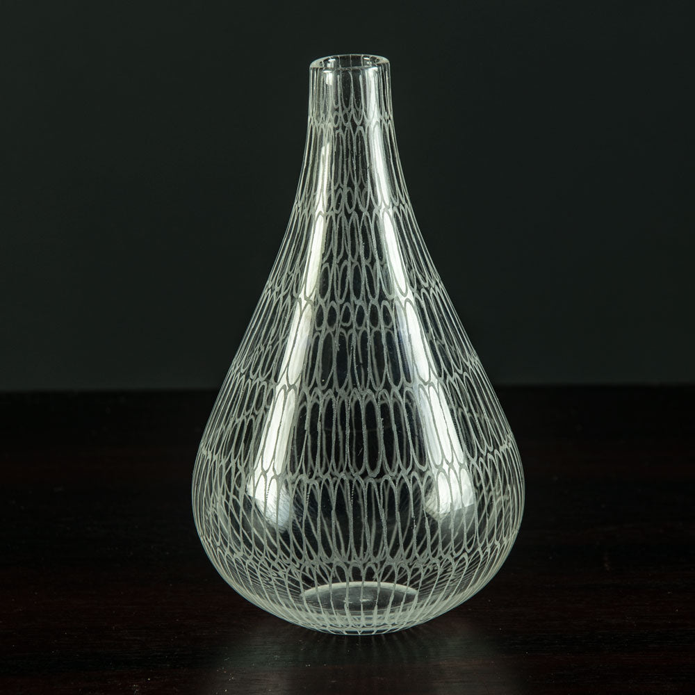 Sven Palmquist for Orrefors engraved vase