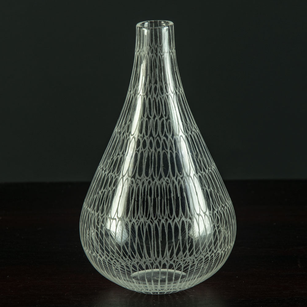 Three vases by Sven Palmquist for Orrefors, Sweden