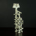 Bronwen Grieves, UK unique stoneware sculpture with matte white glaze