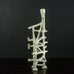 Bronwen Grieves, UK unique stoneware sculpture with matte white glaze