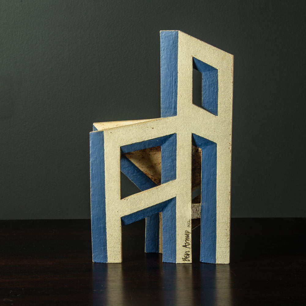 Ben Arnup, own studio, UK, unique stoneware sculpture H1200