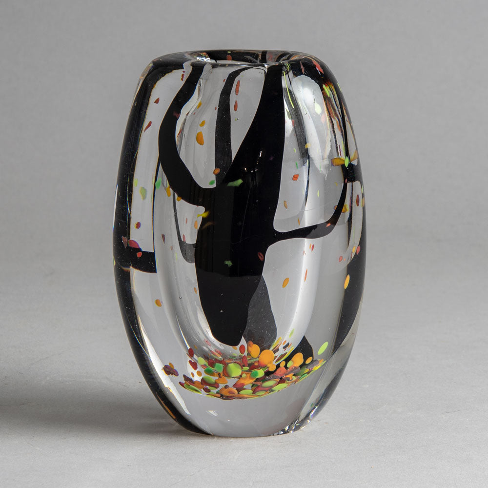 Vicke Lindstrand for Kosta, Sweden, "Autumn" vase H1387