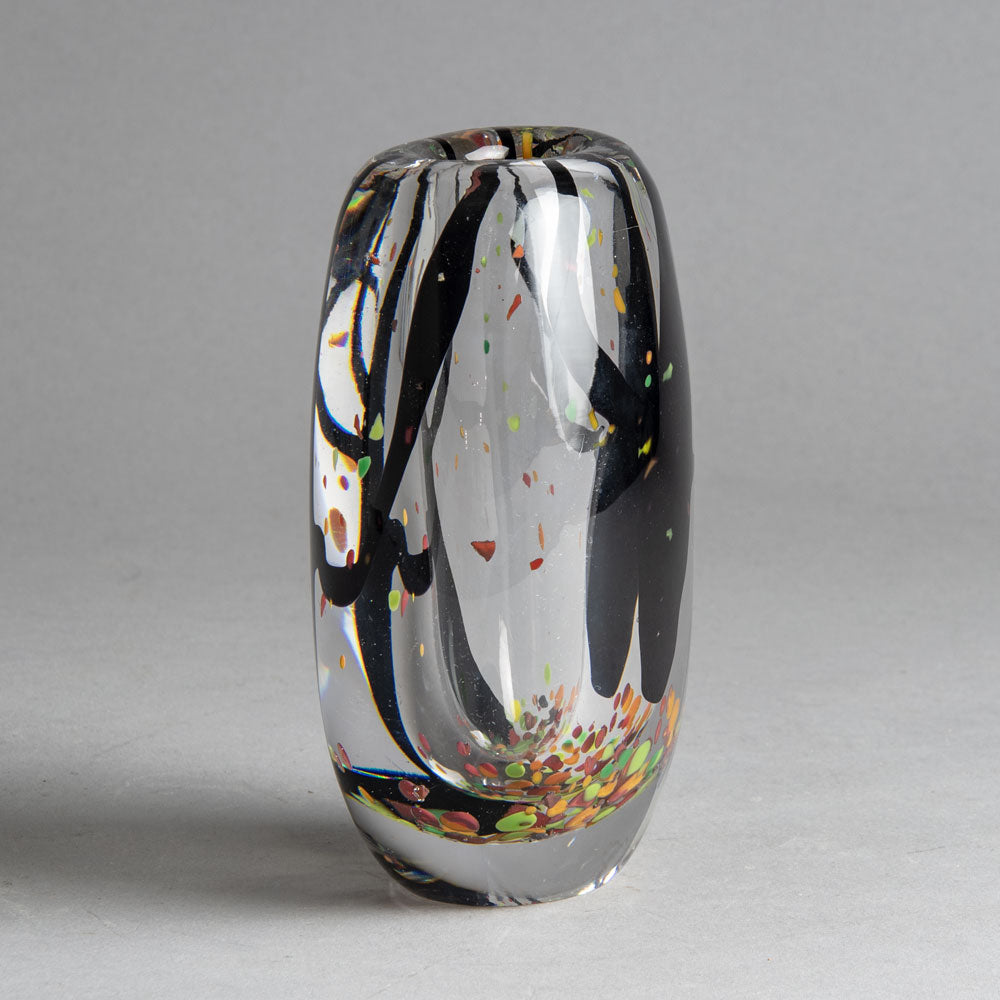 Vicke Lindstrand for Kosta, Sweden, "Autumn" vase H1387