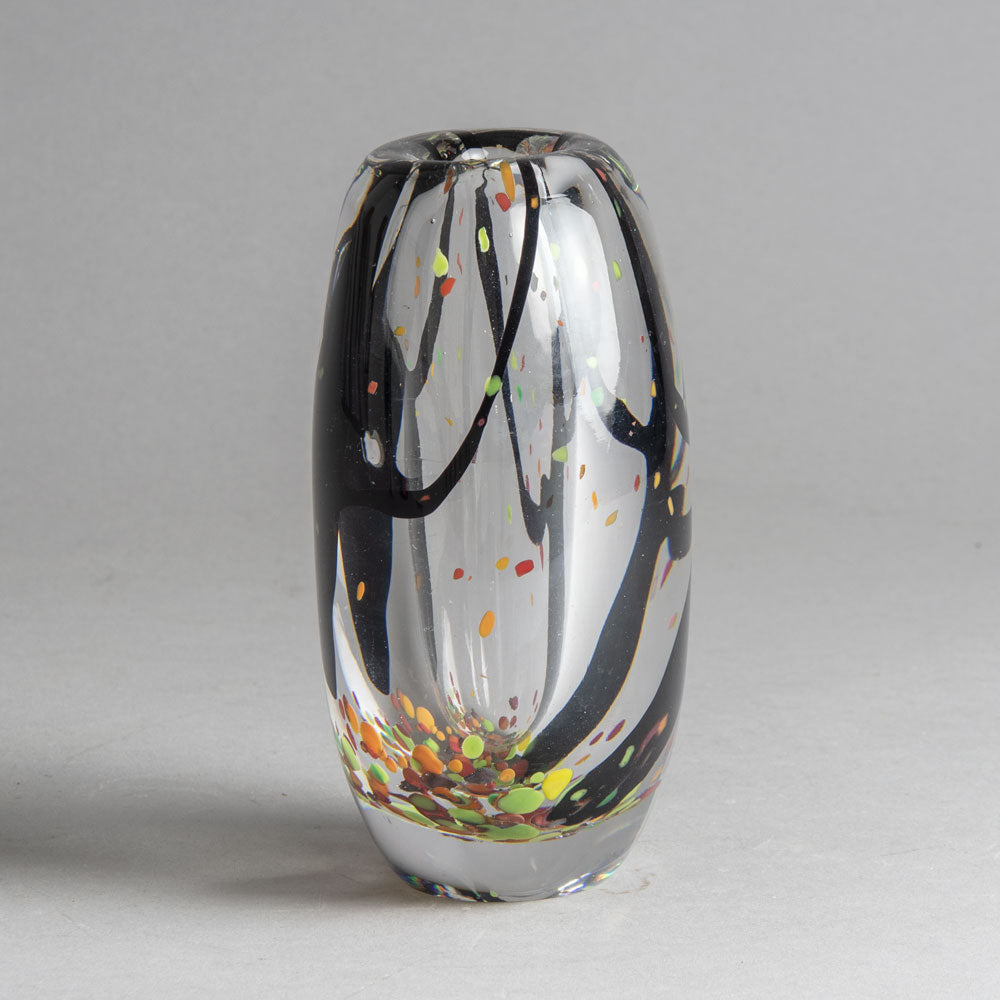 Vicke Lindstrand for Kosta, Sweden, "Autumn" vase H1387
