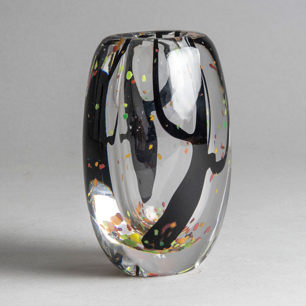 Vicke Lindstrand for Kosta, Sweden, "Autumn" vase H1387