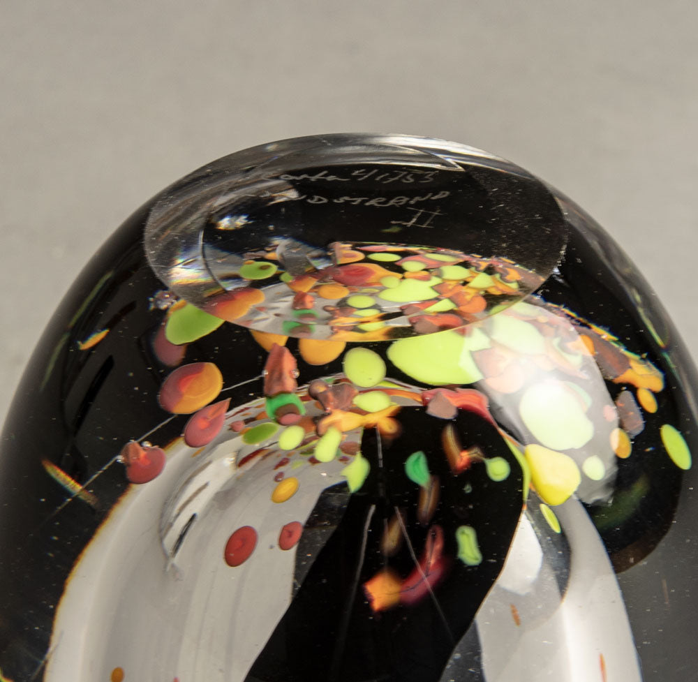 Vicke Lindstrand for Kosta, Sweden, "Autumn" vase H1387