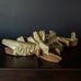 Hertha Hillfon, Sweden, stoneware sculpture with pale brown glaze H1423