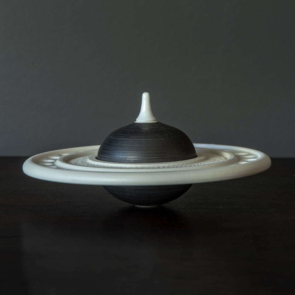 Horst Göbbels, own studio, Germany, ceramic jar with lid H1207