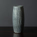 Gunnar Nylund for Rorstrand, Sweden, stoneware vase with striated pale blue-gray glaze H1295