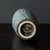 Gunnar Nylund for Rorstrand, Sweden, stoneware vase with striated pale blue-gray glaze H1295
