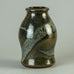 Horst Kerstan, Germany, unique vase with speckled glossy glaze H1514