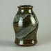 Horst Kerstan, Germany, unique vase with speckled glossy glaze H1514