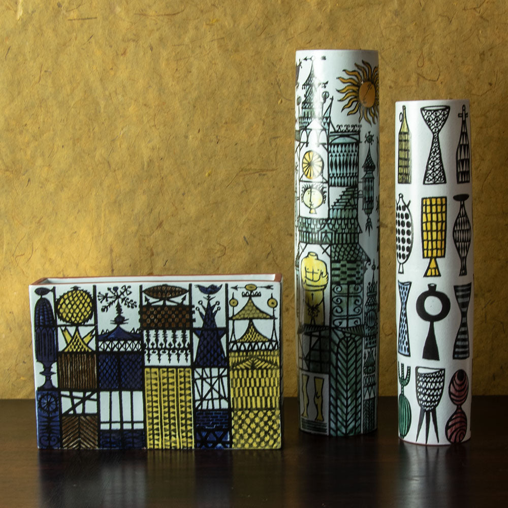 Group of Karneval vases by Stig Lindberg for Gustavsberg