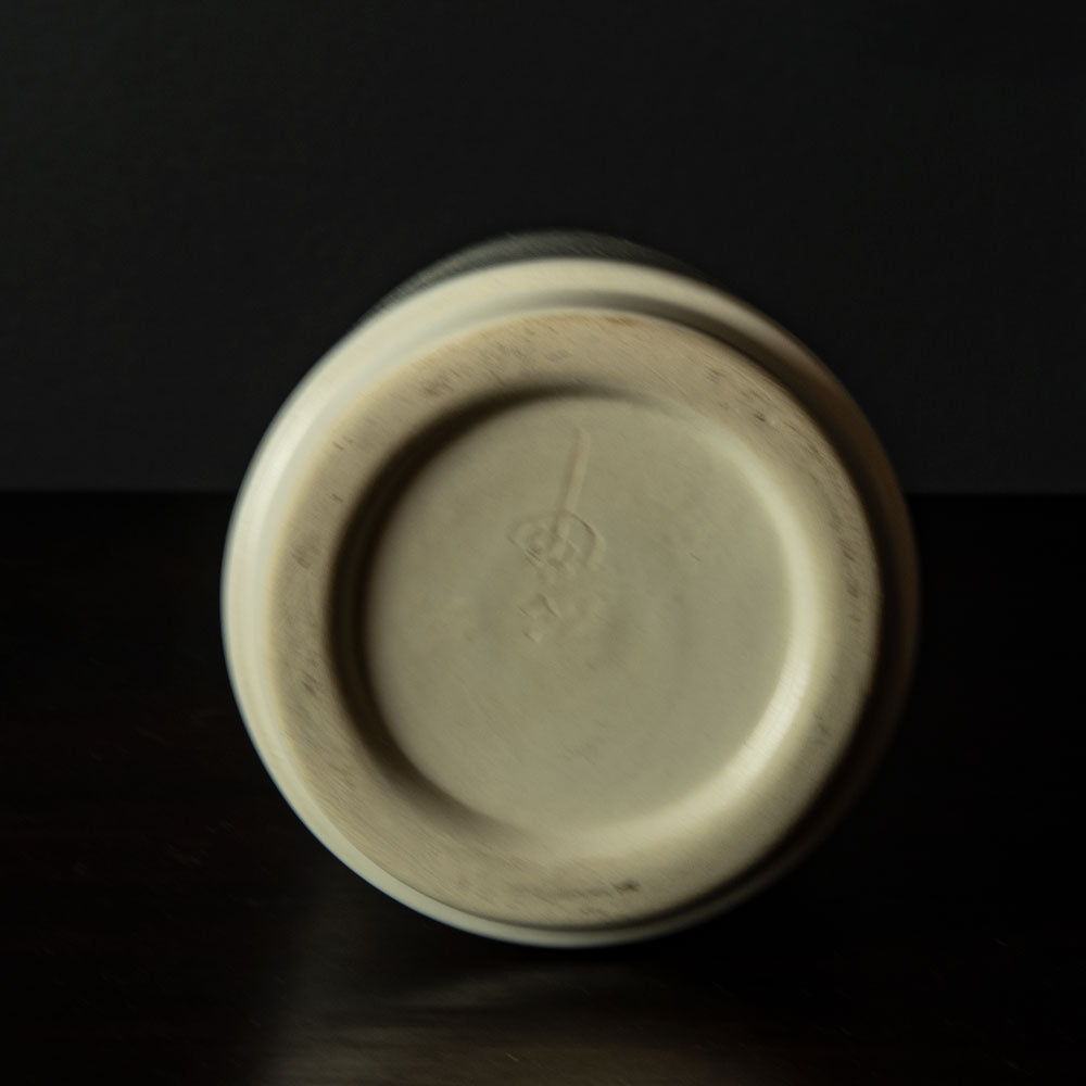 Jan Bontjes van Beek, Germany, conical stoneware vase with matte white glaze H1458