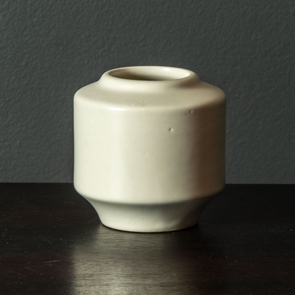 Jan Bontjes van Beek, Germany, stoneware vase with matte white glaze
