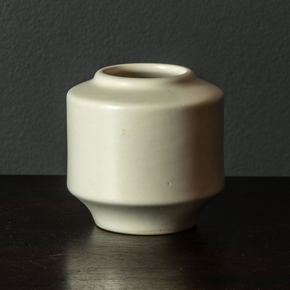Jan Bontjes van Beek, Germany, stoneware vase with matte white glaze