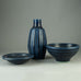 Kage Verkstad vase with blue haresfur glaze H1465