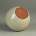 Richard Bampi, Germany, unique stoneware vase with glossy off-white and green glaze H1623