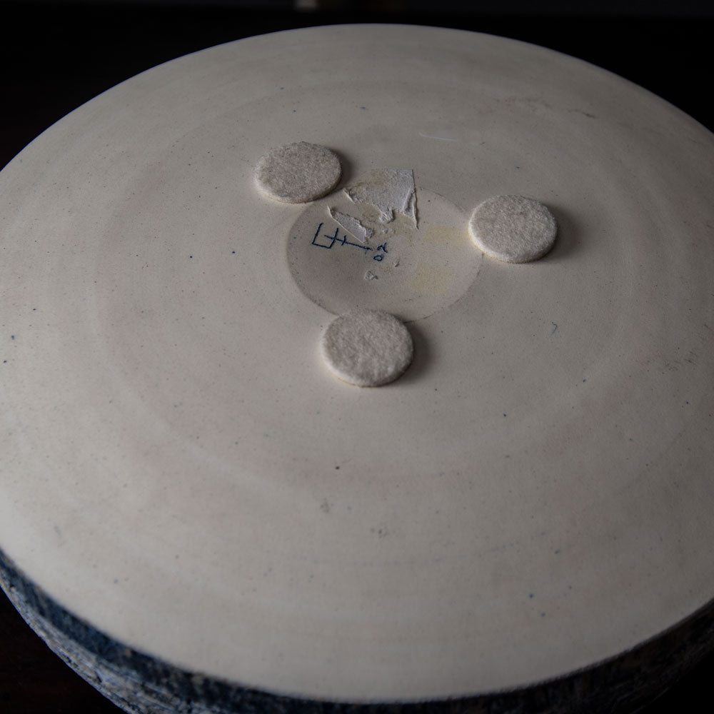 Cathy Fleckstein , Germany, unique stoneware sculptural vessel H1602