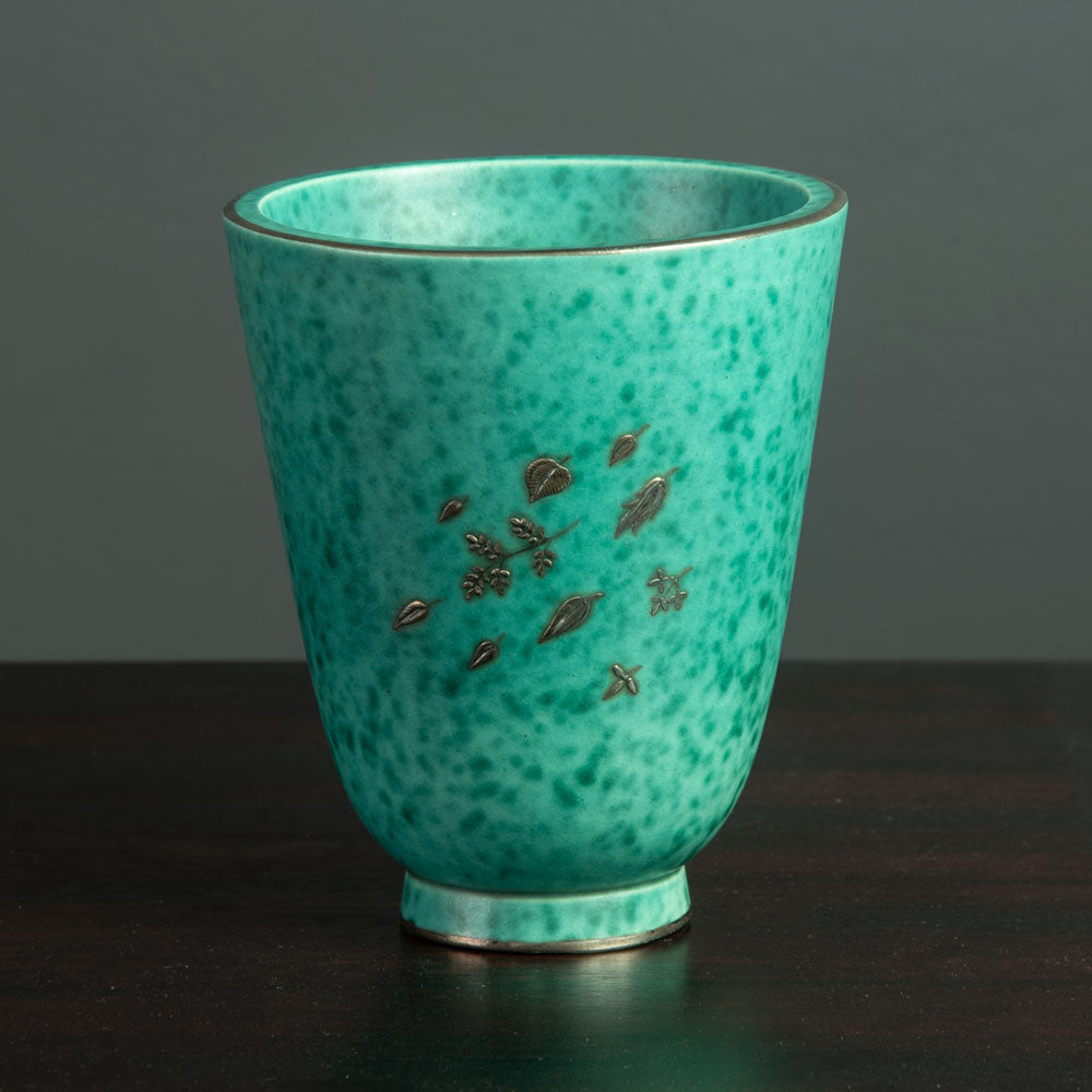 Wilhelm Kåge for Gustavsberg, Argenta vase with bird decoration